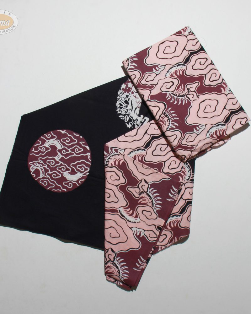 BATIK SALMA Kain Batik Motif Mega Mendung 2D Kombinasi Lampadan Piringan_7
