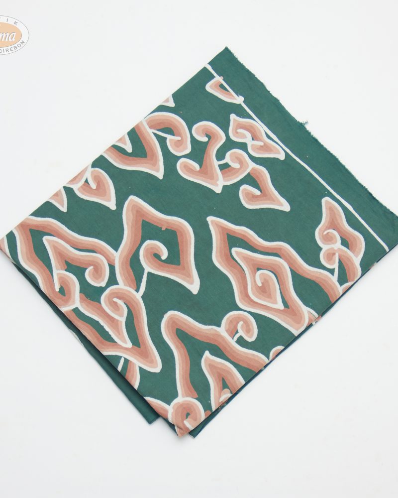 Kain Batik Tulis Motif Mega Mendung Full - Hijau