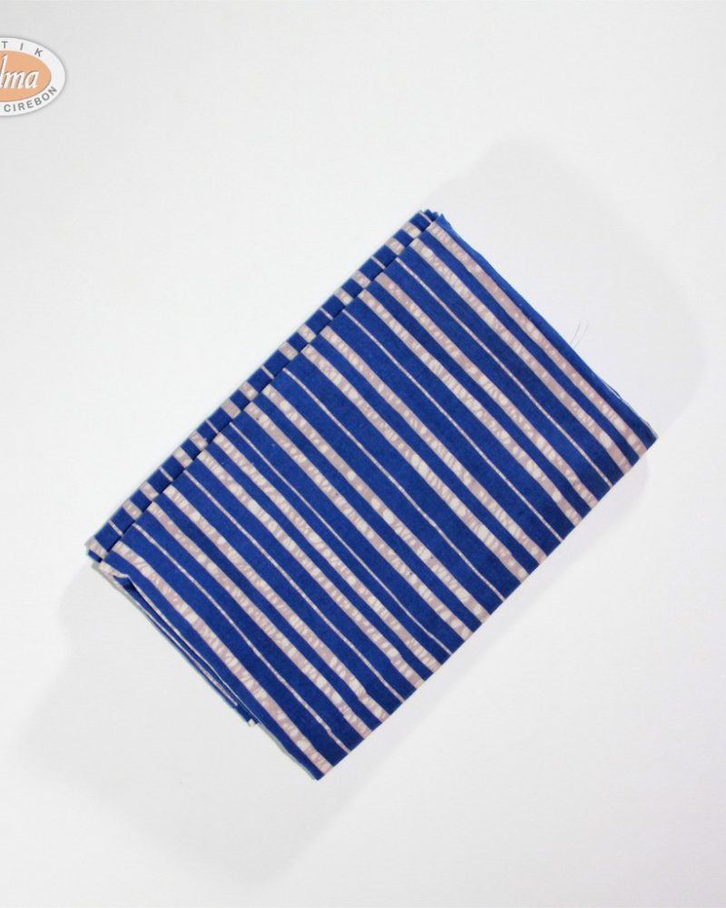 BATIK SALMA Kain Batik Katun Indigo ukuran 2 meter garis