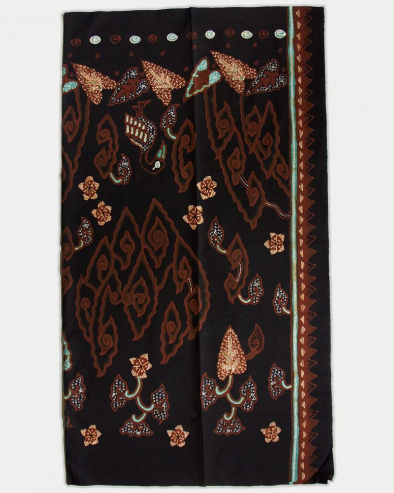 BATIK SALMA Kain Batik Tulis Mega Mendung Hitam Katun Primisima 2 Meter 2