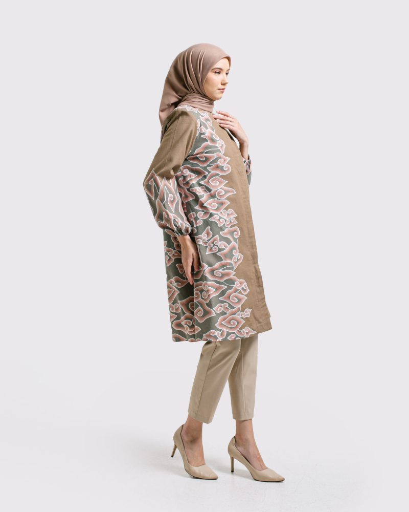 BATIK SALMA Dress Aplikasi Mega Mendung 2