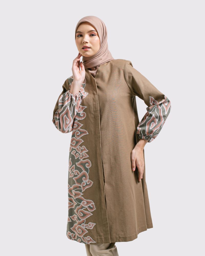 BATIK SALMA Dress Aplikasi Mega Mendung 5