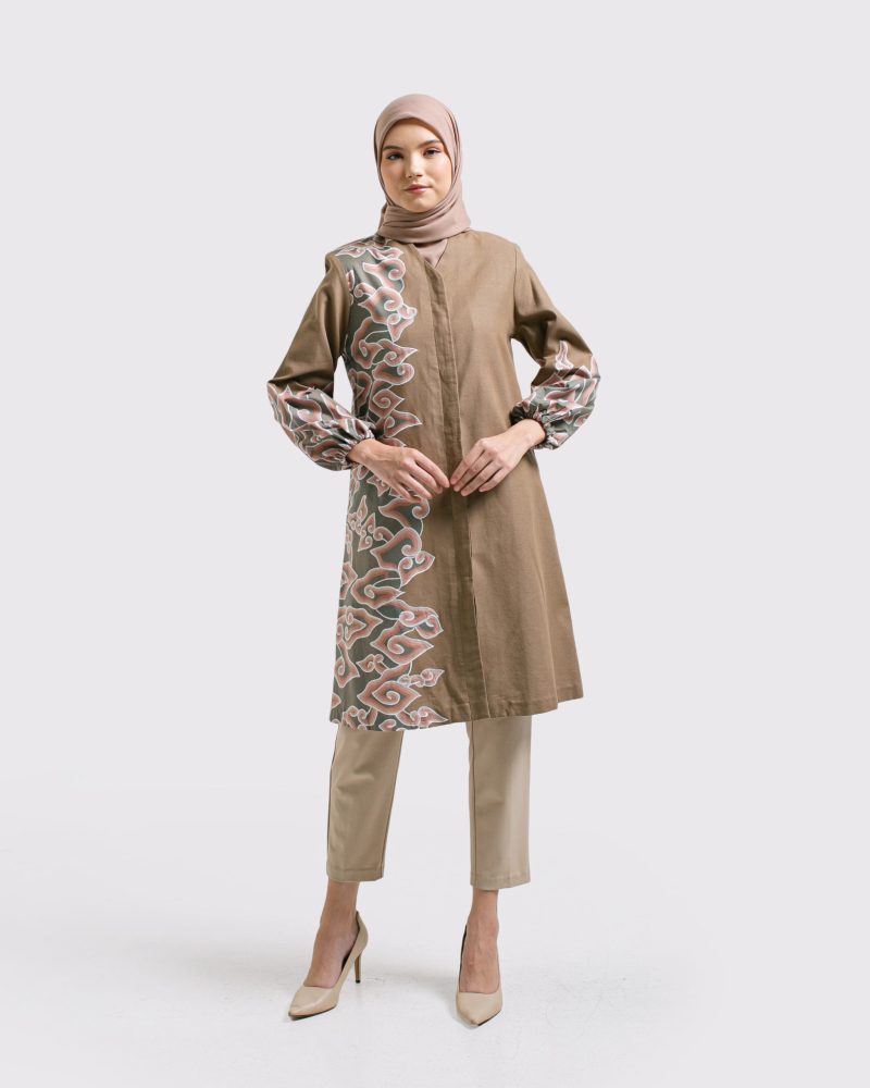BATIK SALMA Dress Aplikasi Mega Mendung