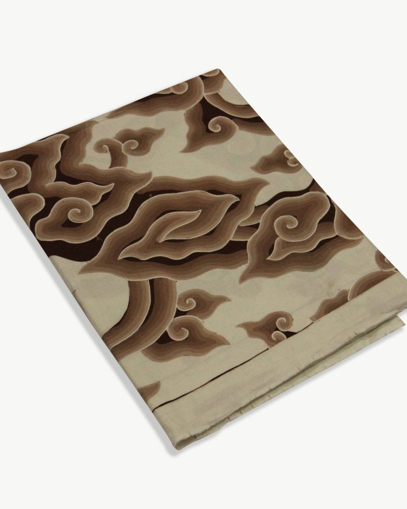 BATIK SALMA Kain Batik Tulis Motif Mega Mendung Coklat