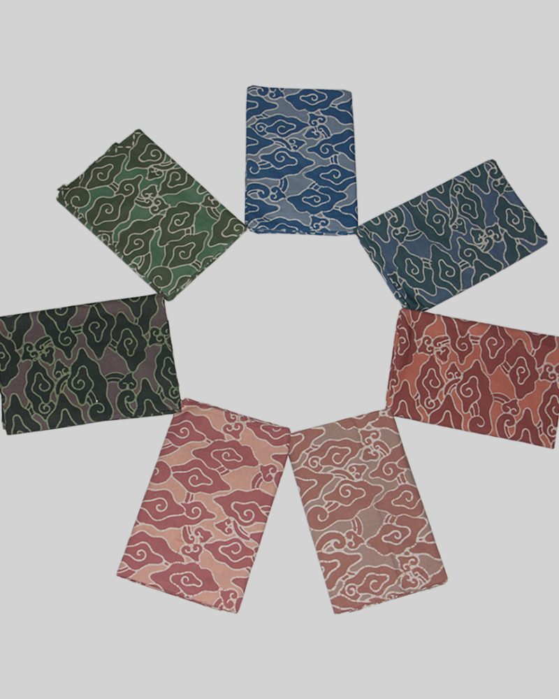 Batik Salma Kain Batik Cap Cetak Mega Mendung Kombinasi Kawing PGSR 1