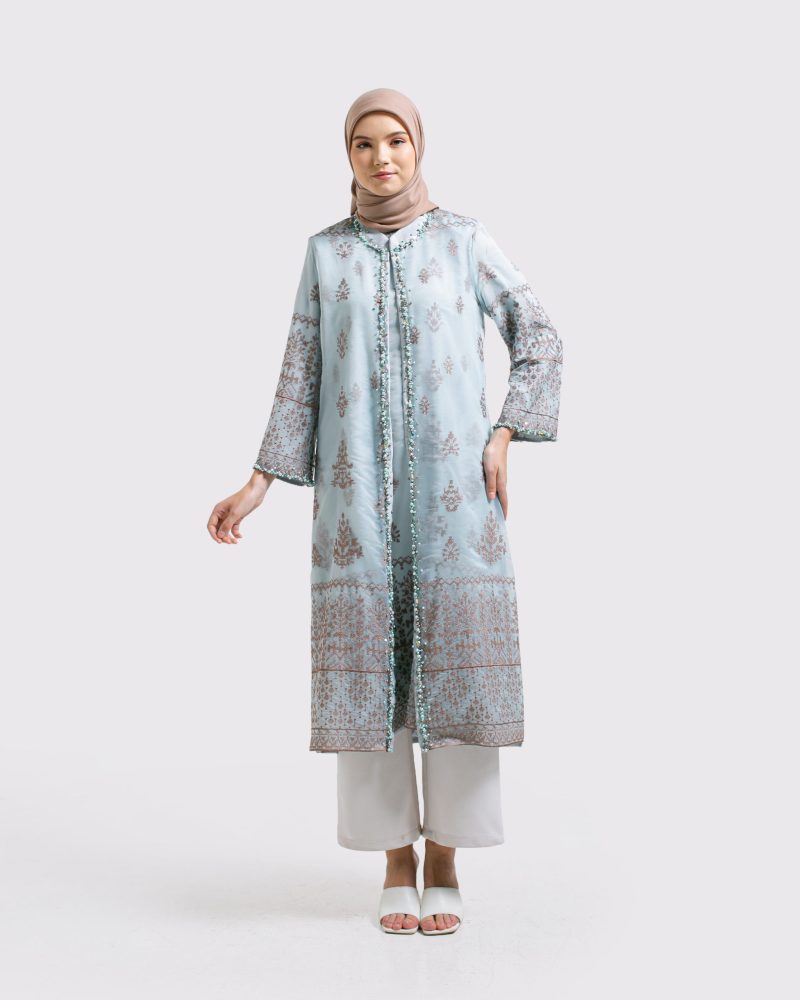 Dress Wanita Organda Payet Batu 1