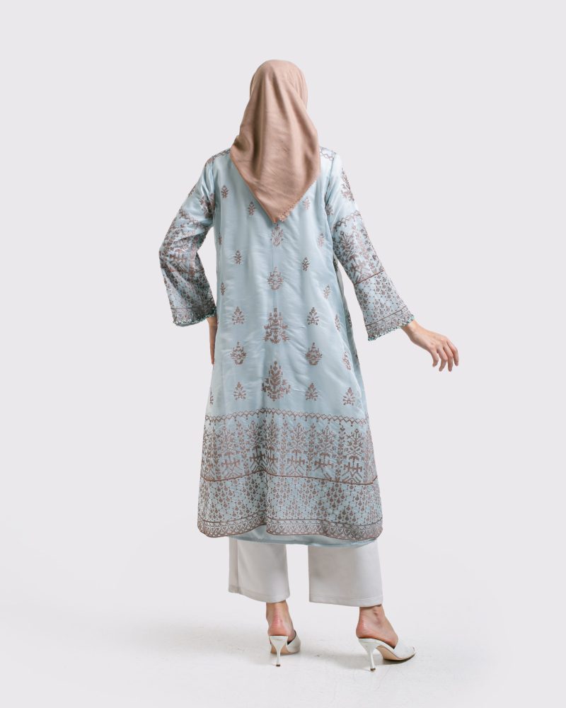 Dress Wanita Organda Payet Batu 2