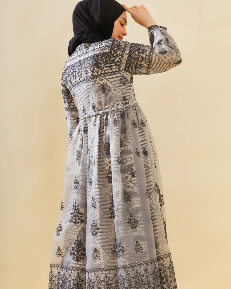 Batik Salma Gamis Kerut Payet 01 4