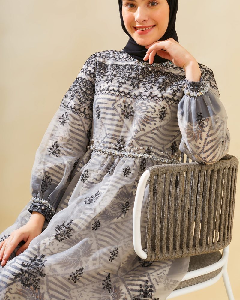 Batik Salma Gamis Kerut Payet 01 5
