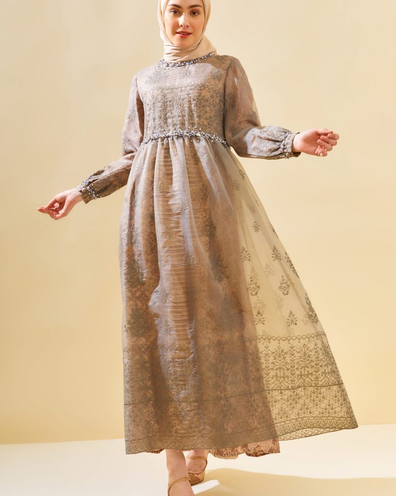 Batik Salma Gamis Kerut Payet 02 2