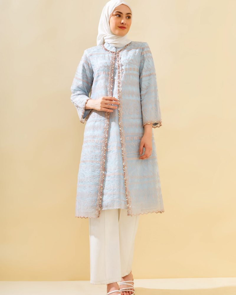 Dress Organza Payet Batu 01