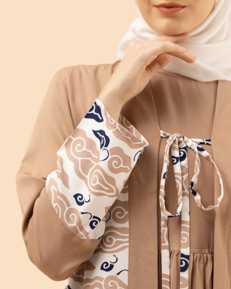 Gamis Inner Comb Pls - Cokelat 3