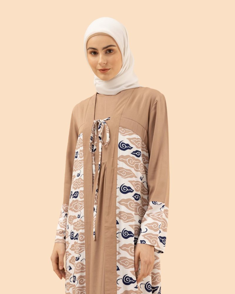 Gamis Inner Comb Pls - Cokelat 4