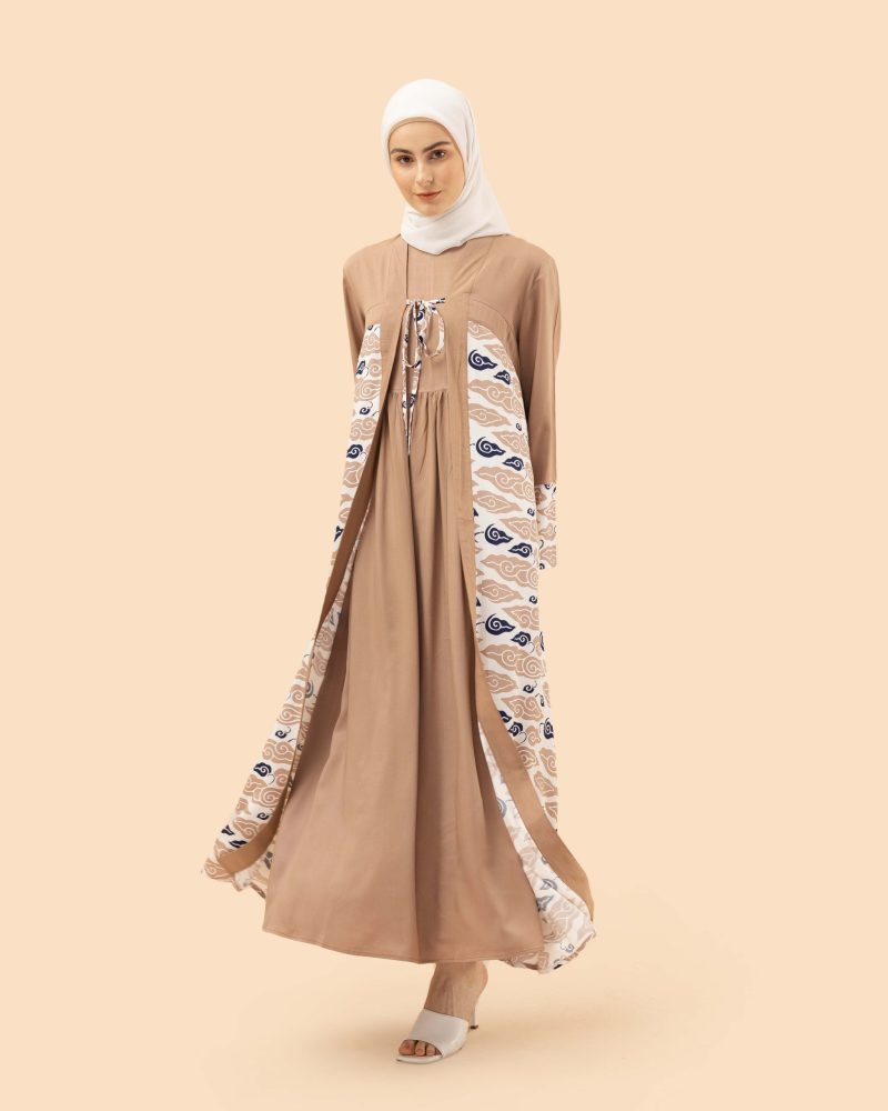 Gamis Inner Comb Pls - Cokelat 6