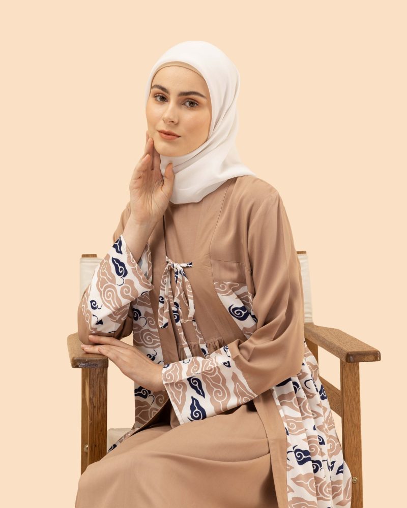 Gamis Inner Comb Pls - Cokelat