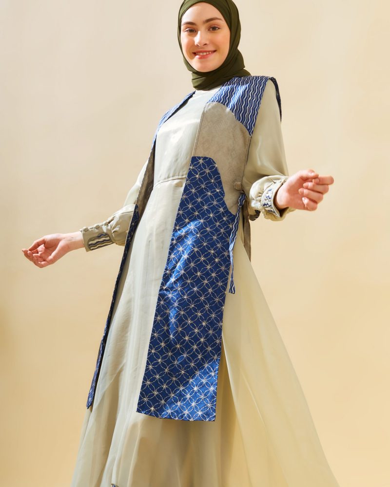 Gamis Outer Organdi Bordir 01 2