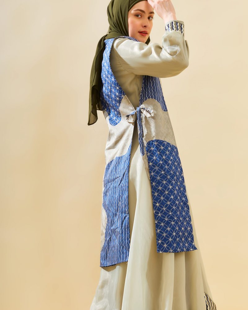 Gamis Outer Organdi Bordir 01 3