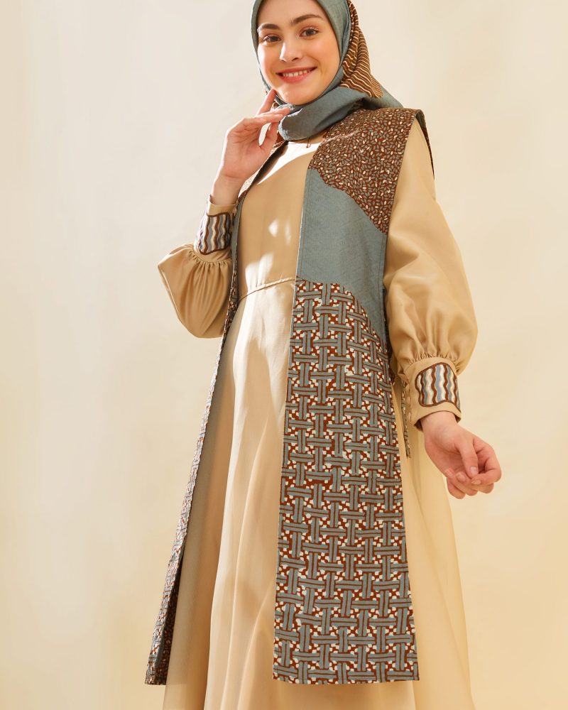 Gamis Outer Organdi Bordir 02 2