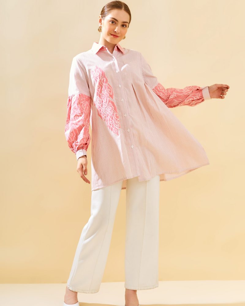Tunik Mega Mendung Garis