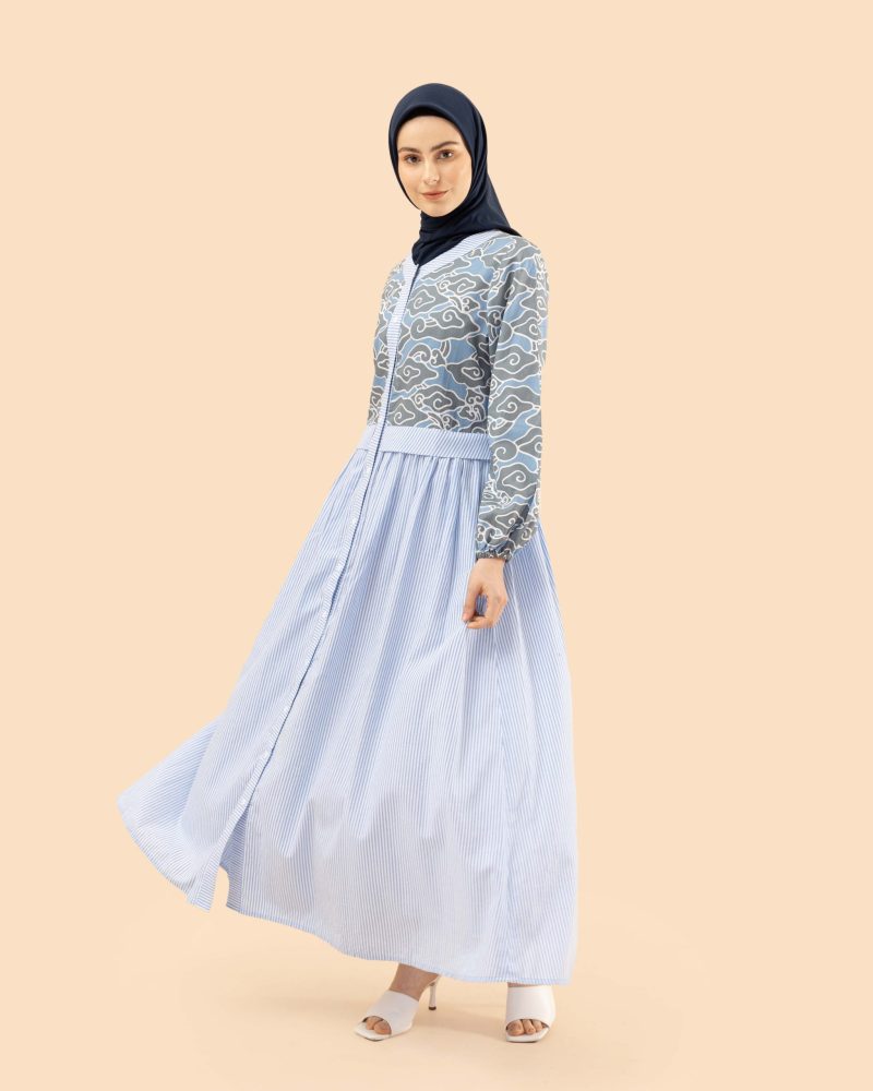 gamis mega mendung lurik 5