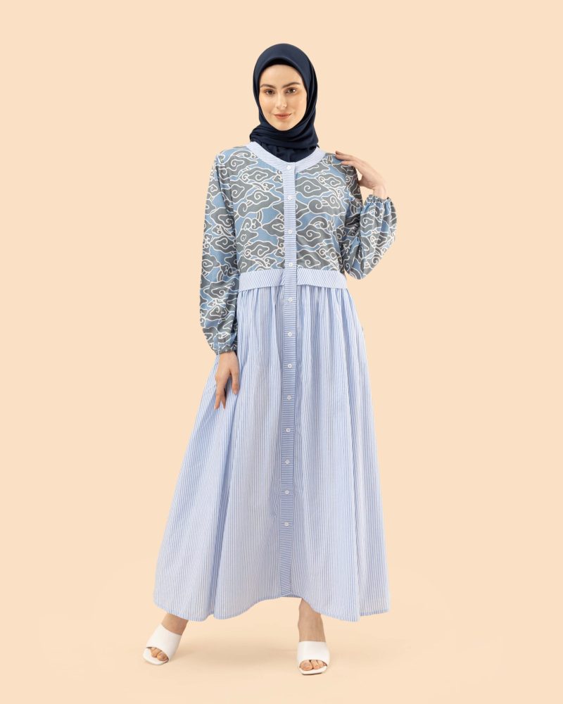 gamis mega mendung lurik 6