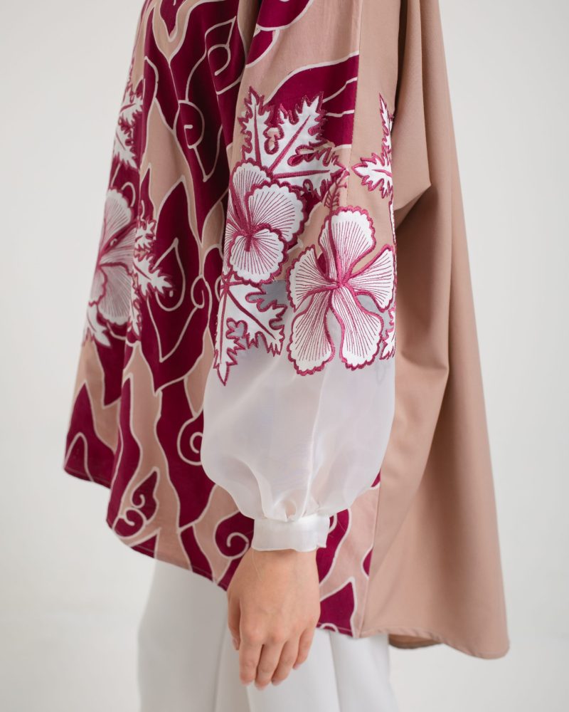 Batik Salma Blouse Bordir Organdi 1