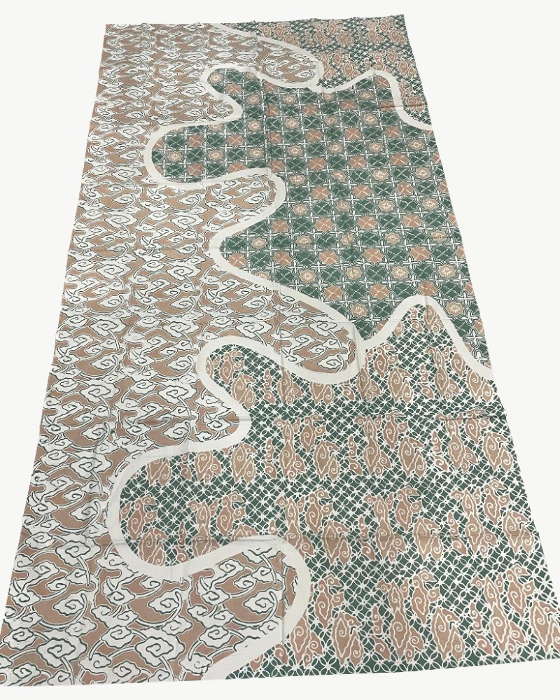 BATIK SALMA Kain Batik Cap Katun Mega Mendung Kombinasi 1