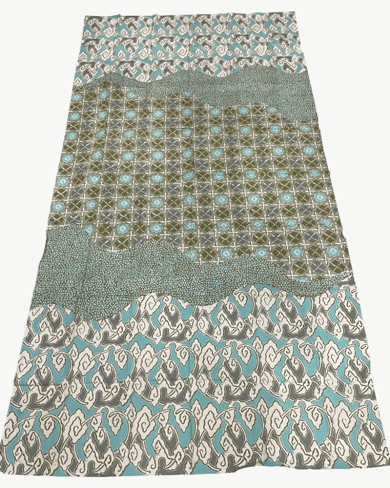 BATIK SALMA Kain Batik Cap Katun Mega Mendung Kombinasi 2