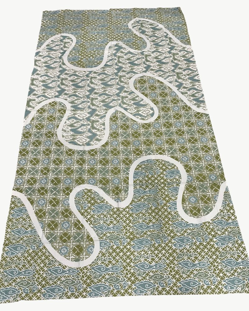BATIK SALMA Kain Batik Cap Katun Mega Mendung Kombinasi 3