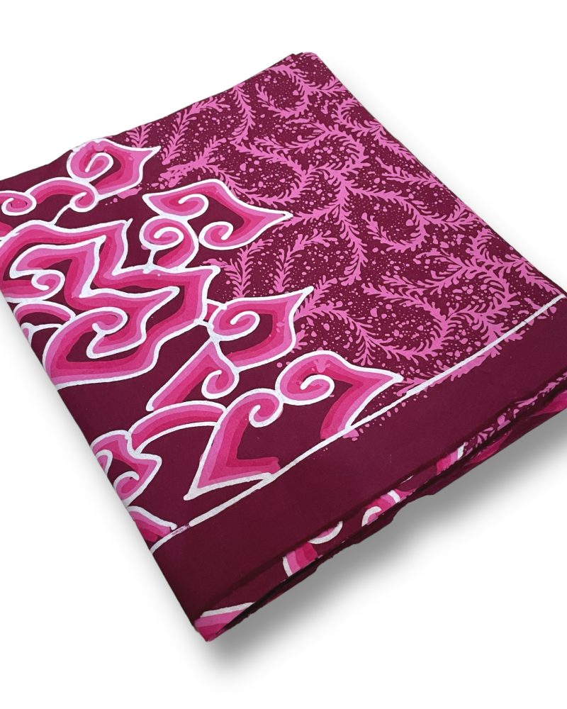 BATIK SALMA Kain Batik Tulis Warna Maroon Mega Mendung Kombinasi 4