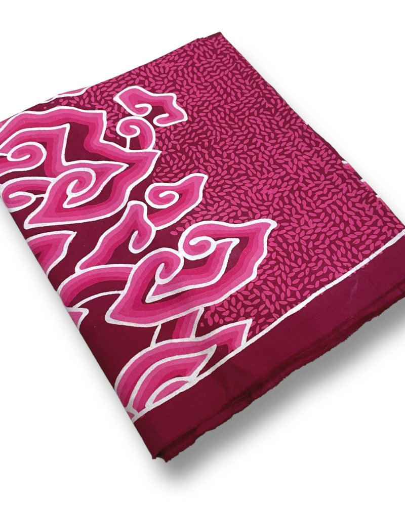 BATIK SALMA Kain Batik Tulis Warna Maroon Mega Mendung Kombinasi 5