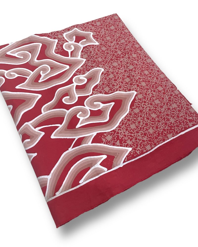 BATIK SALMA Kain Batik Tulis Warna Merah Mega Mendung Kombinasi 8