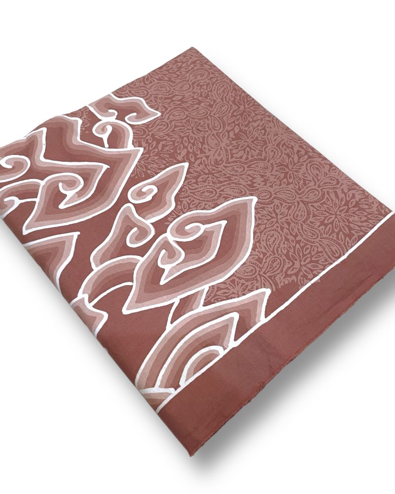 Jual Kain Batik Tulis Warna Mocca Mega Mendung Kombinasi 3