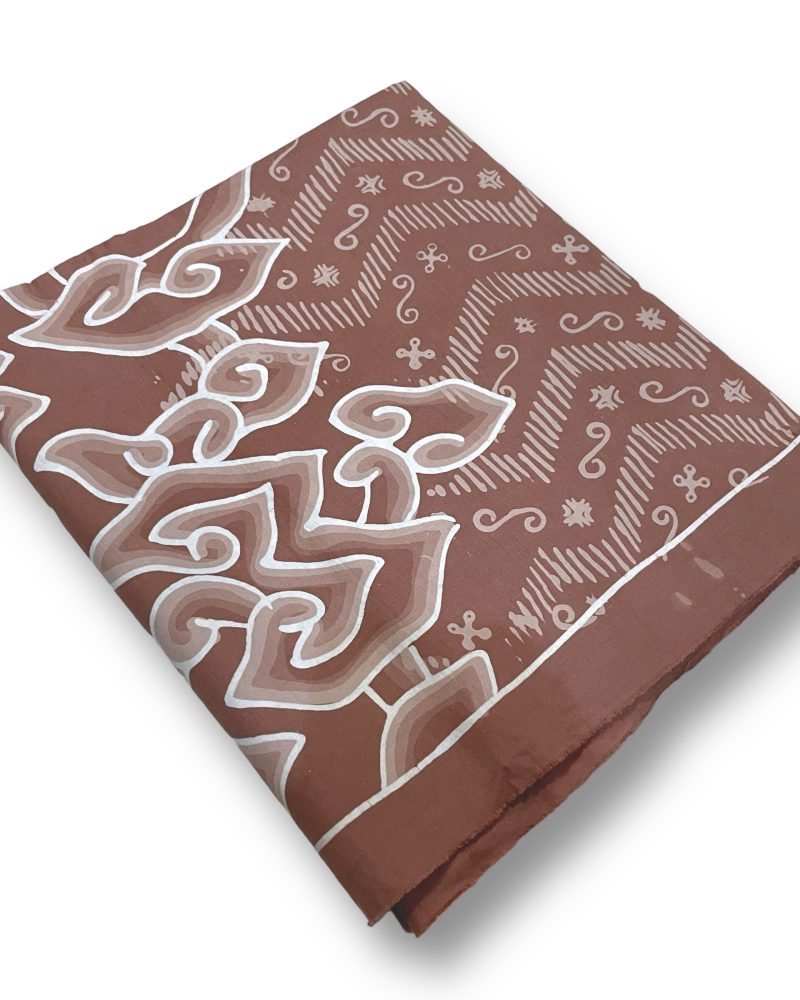 Jual Kain Batik Tulis Warna Mocca Mega Mendung Kombinasi 6